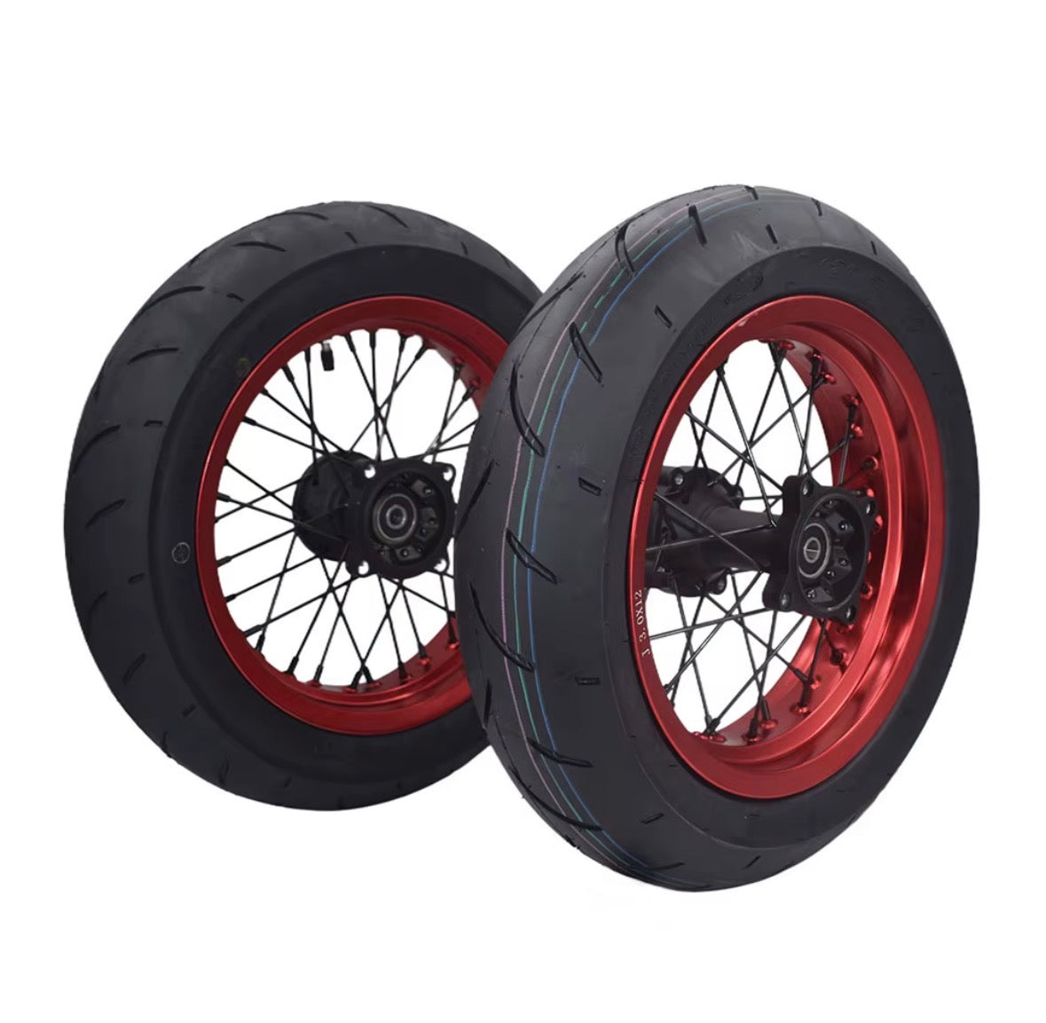 Razor supermoto wheel set